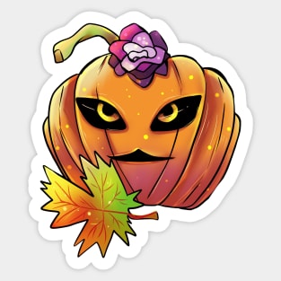 Miss Pumpkin Sticker